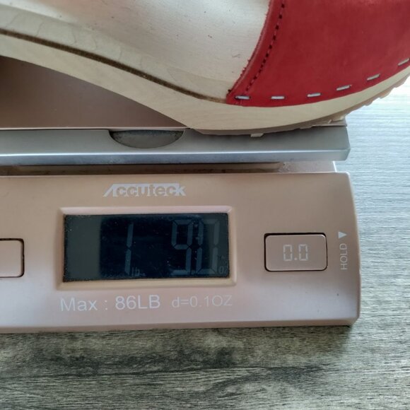 SANDGRENS“MOROCCO CROSSED CLOG SANDAL” in RednNEW NEVER WORN  -SIZE 40 - Picture 10 of 10